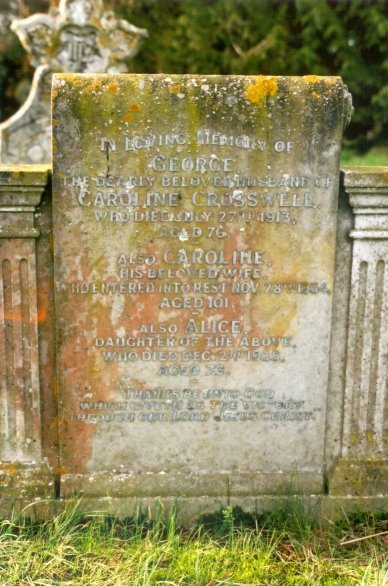 Gravestone G & C CROSSWELL